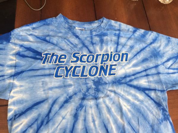 BrandonParryYT's tweet photo. These shirts> @ScorpionCyclone #scorpioncyclone http://t.co/laE4JpnV8z