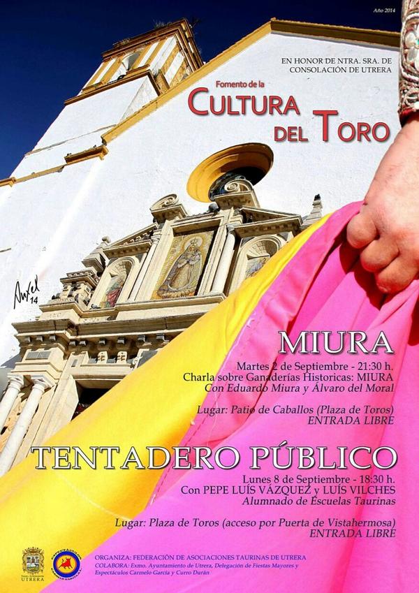 albertodelap's tweet photo. Actividades organizadas por la Federación de Asociaciones Taurinas de Utrera #feriaConsolacion2014 http://t.co/Orvl3FzXLR