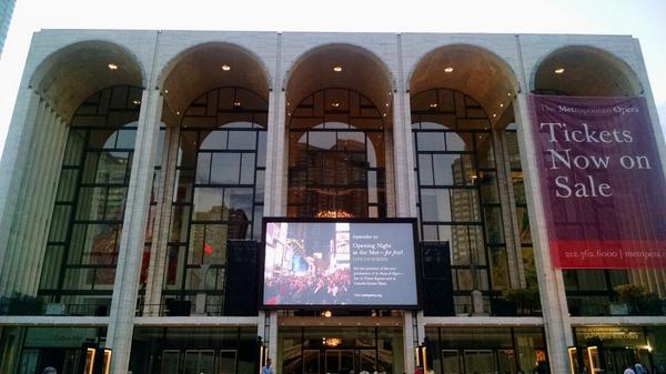 A perk of being an #operasinger in NYC: the annual #MetOpera HD festival!
