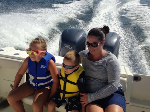 AndrewGesner's tweet photo. What a day on the boat @KelleyMike #memories http://t.co/DfIu4U60oB