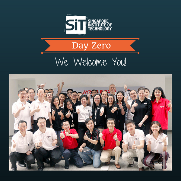 singaporetech's tweet photo. Today we make history with the commencement of the first three SIT degree programmes. Welcome SITizens! #SITDayZero http://t.co/LBTIkKchMS