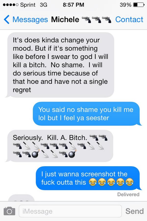 YoureBasicK's tweet image. Seriously kill a bitch 🔪🔫 @itsmicheleee