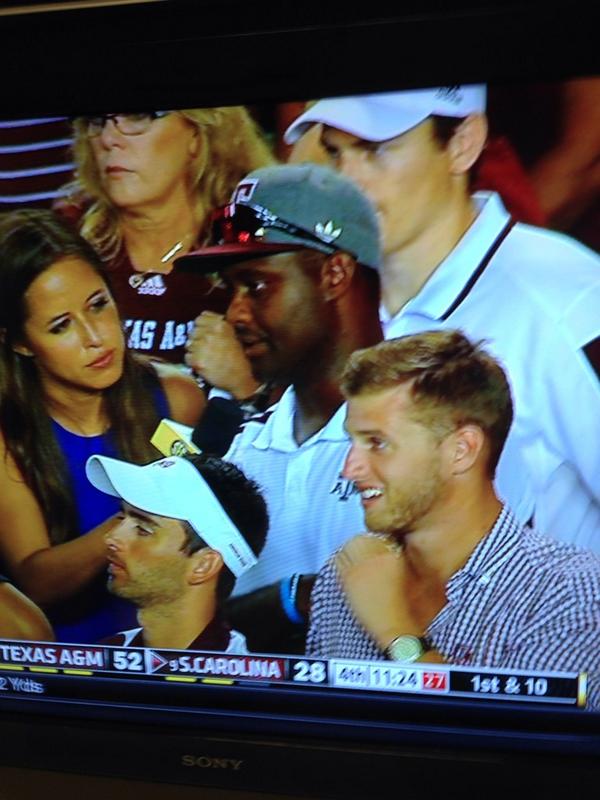 GregMcElroy's tweet image. Looks like @TTUKingsbury snuck in to watch his old squad. #bottomright