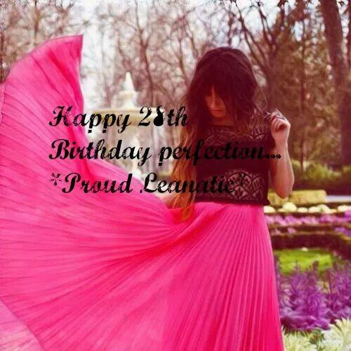  Happy Birthday to my life Lea Michele. Greece loves you. 