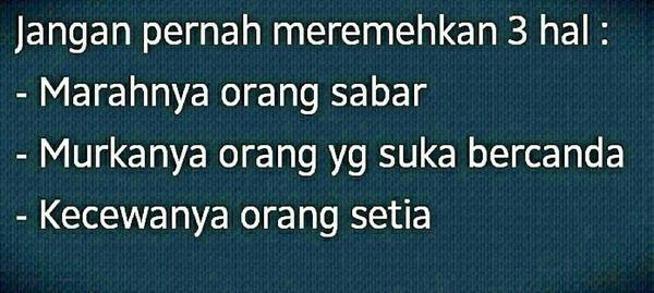 Tambah ini : bungkamnya orang benar