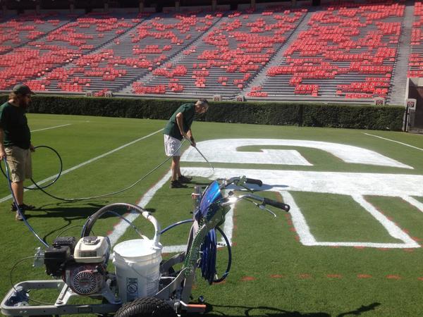 Kpauley2's tweet photo. Today we started. Tomorrow we will Finish. I can't wait Til Saturday. #gametime http://t.co/DWywi4DSIg