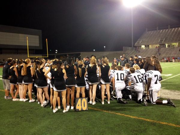 BishopLynch's tweet photo. And the FRIARS come home with their first win of the football season
beating Carter 55-8.#WColumn #ChicagoHereWeCome http://t.co/WFnlh6GJ7c