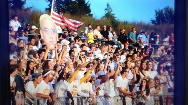 jermtheory1's tweet photo. Let me know when Stoney has a student section like ours #CummZone http://t.co/p8et7eO8on