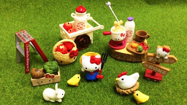 ★内袋未開封★リーメント　ハローキティ 牧場ライフ　８種コンプ　ミニチュア ☆内袋未開封☆リーメント ハローキティ 牧場ライフ 8種コンプ ミニチュア