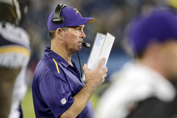Vikings's tweet photo. RT to congratulate Coach Zimmer on his fourth win. #VikingsVictory http://t.co/UqDDY3SGgw