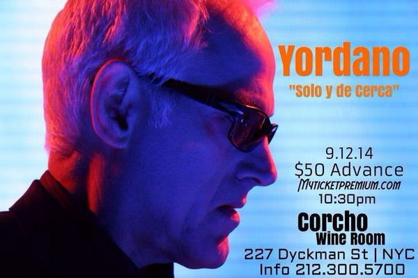 NB. En su campaña de recolección de fondos para su operación por cáncer nuestro YORDANO estará en #NewYork 12 Sept.