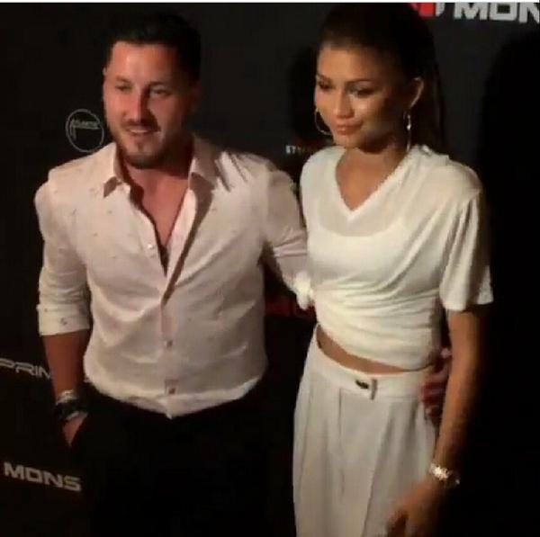 Zendaya & Val on the Red Carpet for Trevor Jackson's 18th Birthday