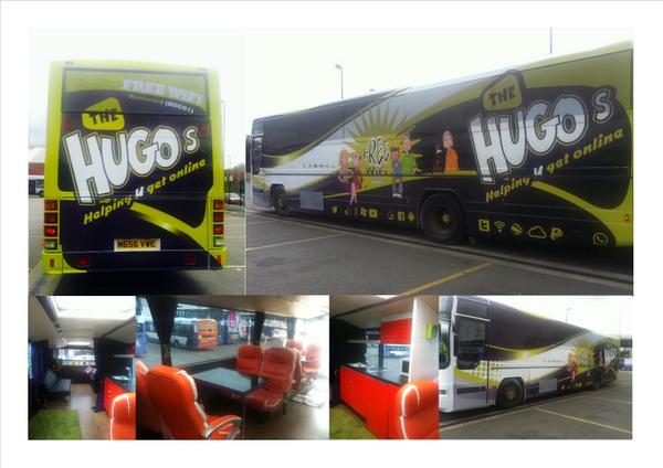 johnpopham's tweet photo. #HUGOBus is getting real! #digitalinclusion #digihousing http://t.co/fIM5IziOgh