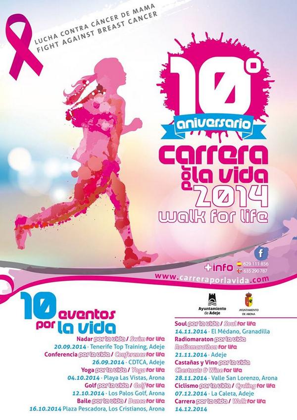 AmphibiaMagazin's tweet photo. #Carrera x #Vida #Organiza #Ayuntamientos #Adeje #Arona para celebrar el 10º aniversario #AmphibiaRevista #Canarias http://t.co/9c96wrkIAq