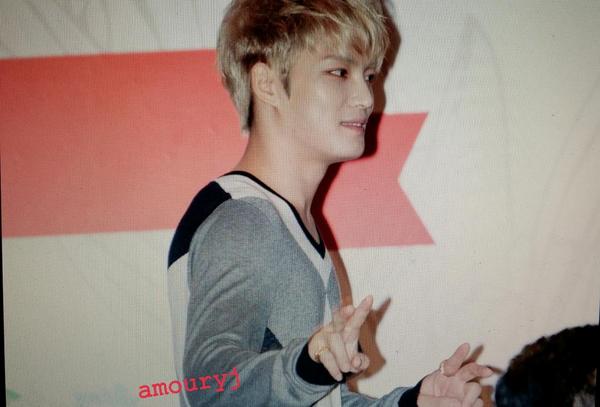 [140829 JYJ Asia Tour in Vietnam Press Conference] #JYJ #김재중 Can't wait for tomorrow😘😘