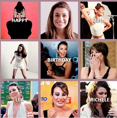        Happy 28th Birthday to the Gorgeous, Inspiring, Strong & Crazy Talented LEA MICHELE!   