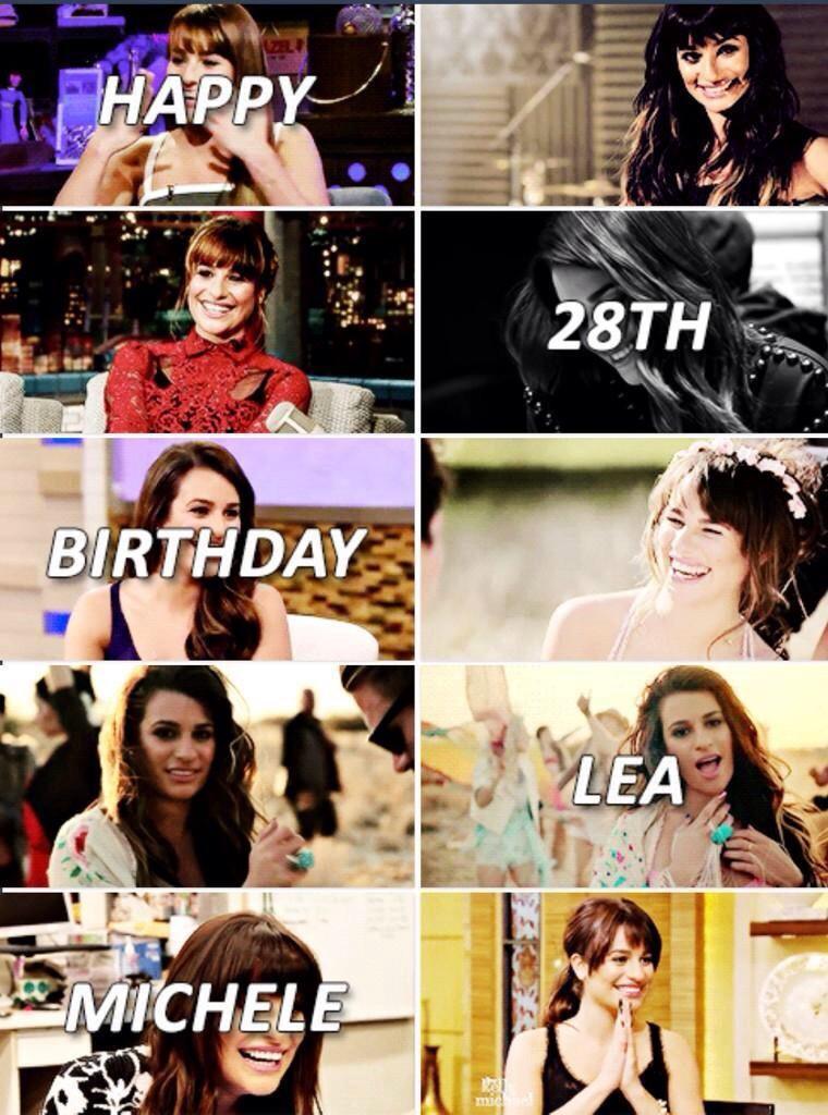 Happy birthday to my role model, lea michele. Thanks for inspiring us for 28 years! I love you  