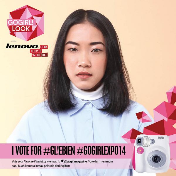 VOTE for #GL!EBIEN #GOGIRLEXPO14 mention to @GogirlMagazine and WIN Instax Polaroid Fujifilm Camera!