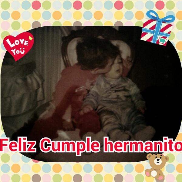SILVIA_TALA's tweet photo. Hoy cumple el príncipe de mi casa y el mas mimado @ikyto34  jajajaja FELIIIIZ CUMPLEEEEE guapo ;) Te chero hermanito. http://t.co/g5ft6sssTN