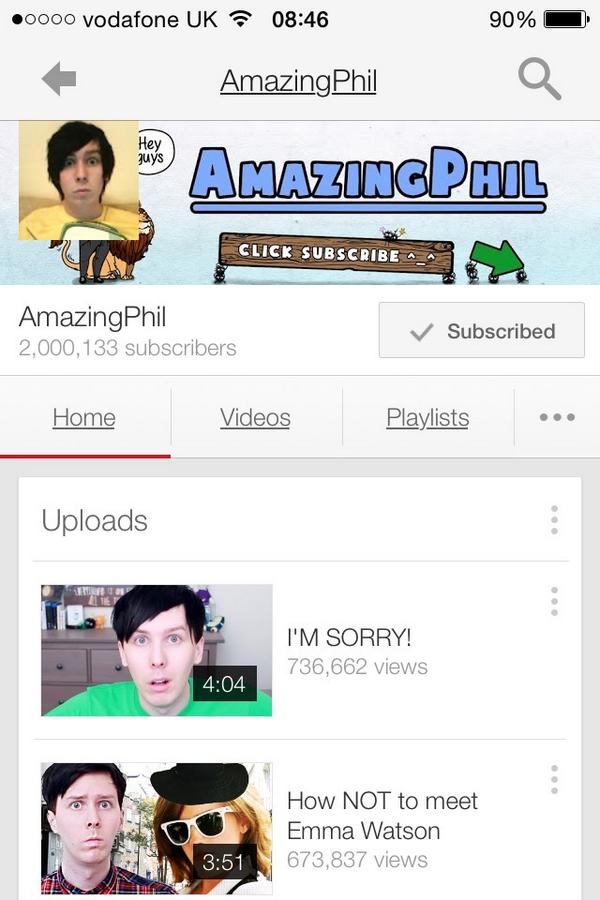 LeftTo_Die's tweet image. Congratulations phil!! 2m subscribers!! I love you💕 @AmazingPhil