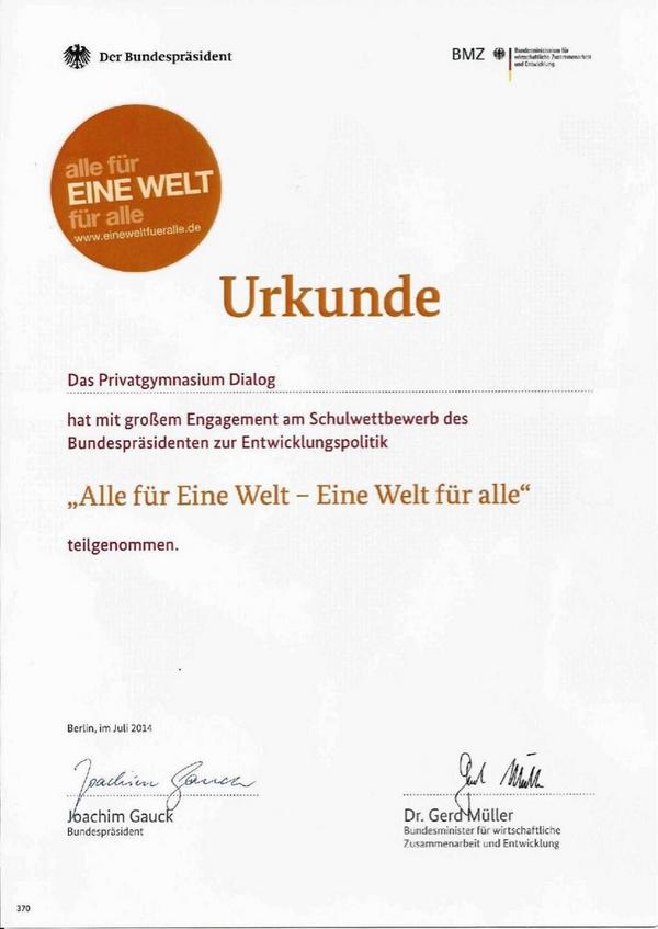 GYM_RS_DIALOG's tweet photo. #Post vom #Bundespräsidenten... http://t.co/r1oLpgeFuV