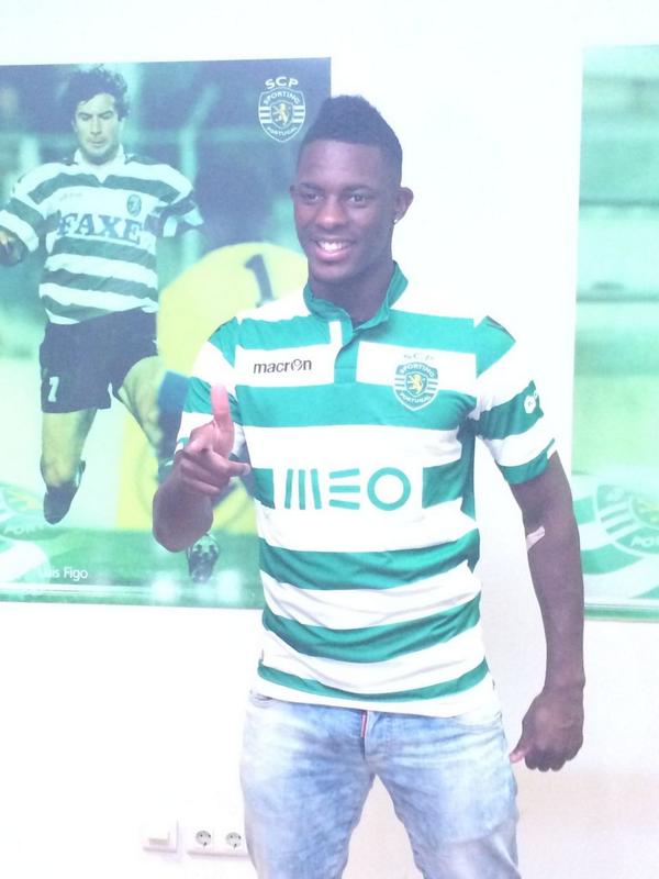 Julienchaps's tweet photo. Hadi Sacko s'est engagé pour 6 ans avec le Sporting Portugal ! http://t.co/hFzvnK6Heu