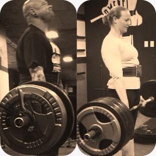 Max day at OTG on the road to Iron Gladiators <a href="/gorillamma/">Marc Hebert</a> with a 240kg 1RM &amp; @ThePoolAgain hitting a 180kg lift