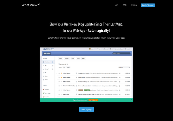 ProductHunt's tweet image. WhatsNew?: Show Your Users New Blog Updates Since Their Last Visit producthunt.com/posts/whatsnew via @prateekdayal