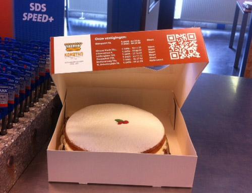 Leuk dat klanten met vlaaien komen, dan krijg je toch bevestigd dat we het prima doen!