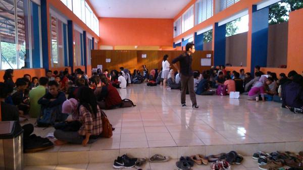 Sekarang sedang berlangsung technical meeting untuk cabang-cabang olahraga #Forsi2014 di Stadion Jati