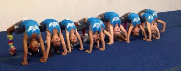 FullForceKy's tweet image. Our Mini's getting their stretch on! #FullForce