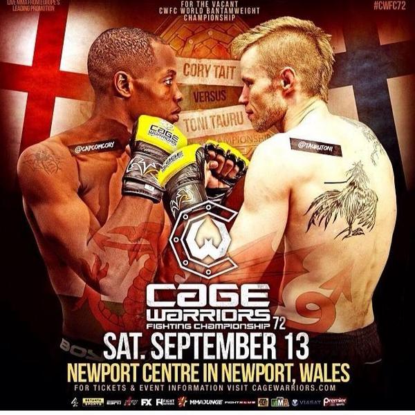 TQ_MMA's tweet photo. [Read]Cory Tait - "He's standing in the way of my goal to becoming Champion!" http://t.co/qLuwhjvjM2 @CapcomCory http://t.co/fyKIipI7IX