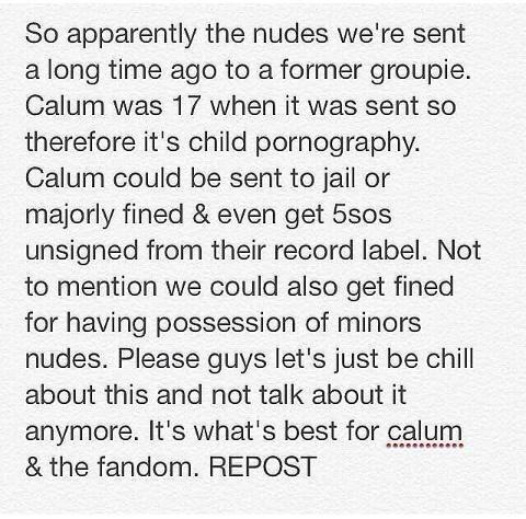wlwflair's tweet photo. this is getting serious now, its not a joke anymore, he made a mistake. #deleteitallforcalum #weloveyoucalum http://t.co/HZNkq78zXZ