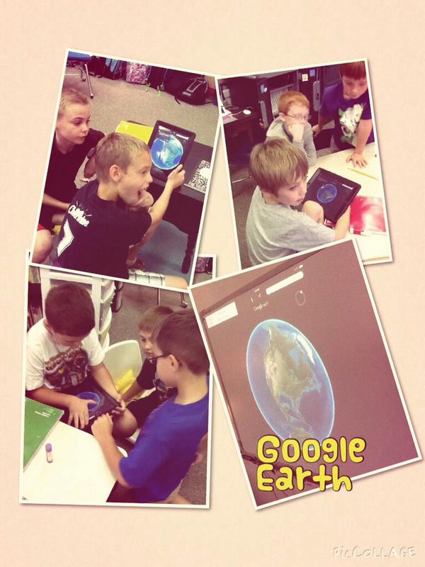 AVedeikis's tweet image. Using Google Earth during our map and globe lesson. #ipadlearning