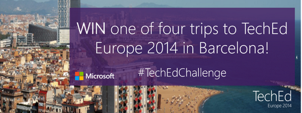 TechNetUK's tweet image. How far will you go to get to #msTechEd? Take on the #TechEdChallenge to win a trip: msft.it/6019WlBb