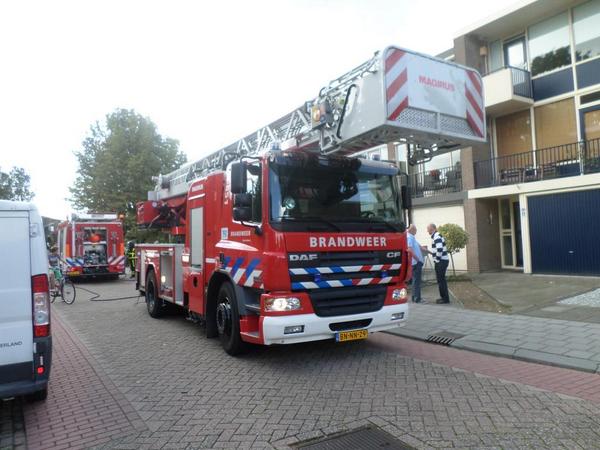 Gebouwbrand hoofdwal Gorinchem