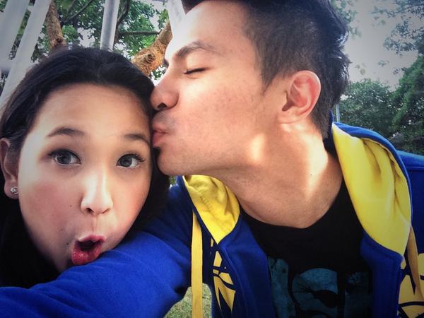 fero_walandouw's tweet photo. Happy watching #DiamDiamSuka ni hasil selfie nya, banyak yg minta di post ^^ http://t.co/QkK9vj8xM7