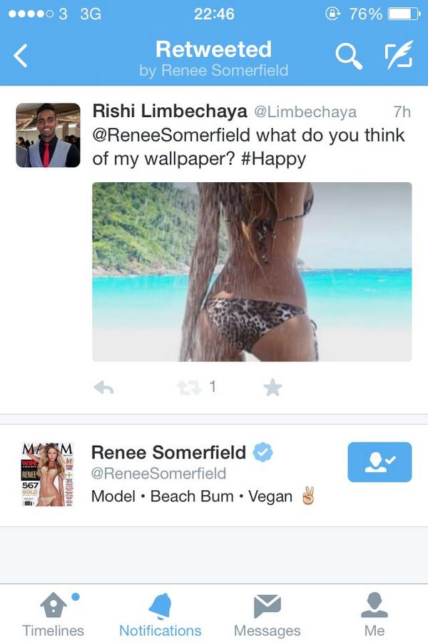Limbechaya's tweet image. Me and @ReneeSomerfield may as well make it official #Worldie #AussieAccent