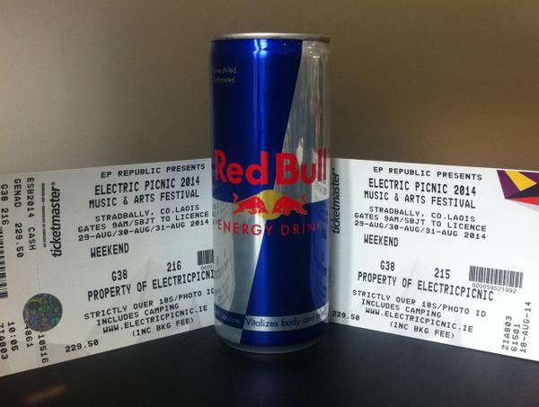 redbullIRE's tweet photo. All your mates gone to EP? We’ve got you covered. 
RT &amp; follow to win a pair of tickets to #ElectricPicnic2014 
(1/2) http://t.co/LDO9fpgtel