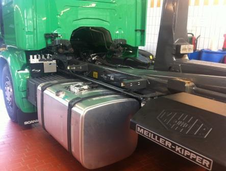 bioltec's tweet image. Scania G450 (Common-Rail-Motor und Abgasnorm Euro 6) umgerüstet mit bioltec system auf Biokraftstoff.