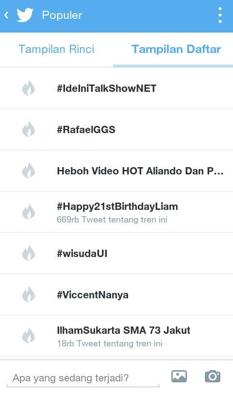 newsuleprikitiw's tweet photo. RT @MrNN23: Wihh, #IdeIniTalkShowNET jadi trending topic Indonesia. Cc : @Ini_Talkshow @newsuleprikitiw http://t.co/1Li8qywc9X