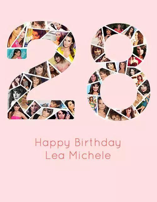 Happy birthday lea Michele <3 