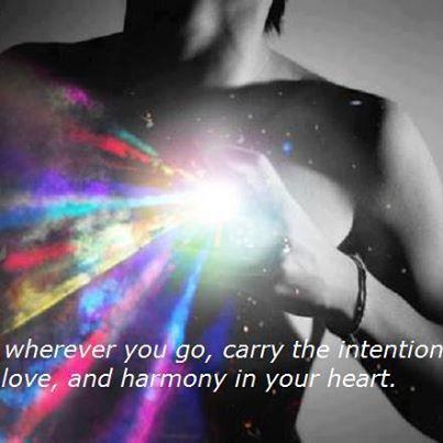 Wherever you go, carry the intention of love, peace and harmony in your heart. #JoyTrain #Love RT @AngeLtongue