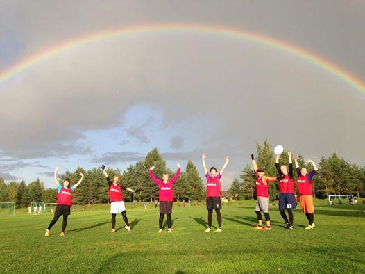 Viimeistelyreenit sateenkaaren alla. Huomenna mennään! Ekassa pelissä vastassa <a href="/AtleticoRy/">Atletico Ry</a> #ultimatetour