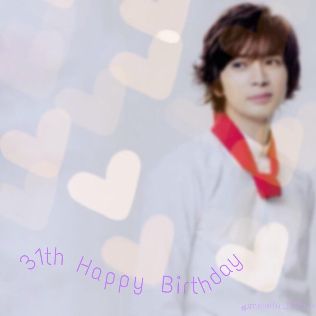 Jun Matsumoto Happy Birthday!
31th Anniversary ( ´  ) Please do it for happy one year 
