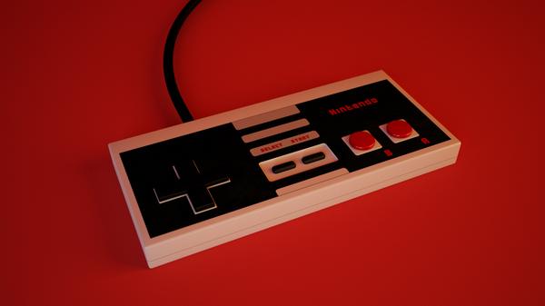 webamoa's tweet image. Création #manette #nes #nintendo #design #3d