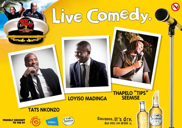 #OhShip3 Live comedy proudly brought to you by <a href="/savannacider/">SavannaCider</a>! <a href="/TatsNkonzo/">Tats Nkonzo</a>, @loymad &amp; @TipsnTones How excited are you?