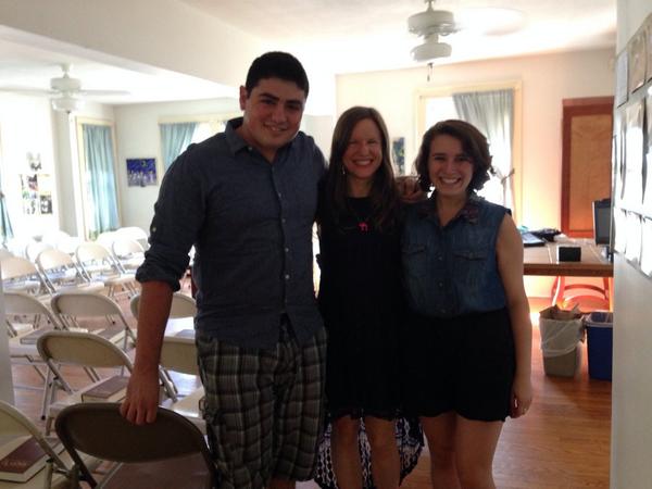 Hanging with some of the Vassar Jewish Union leaders!!