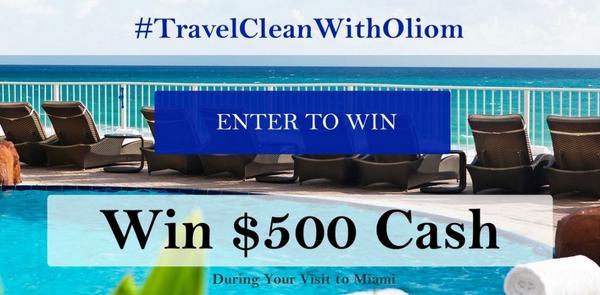 @anguiano_esme @Tritonal Visiting Miami? Enter now to win $500 cash from Oliom oliom.com/contest #MiamiBeach