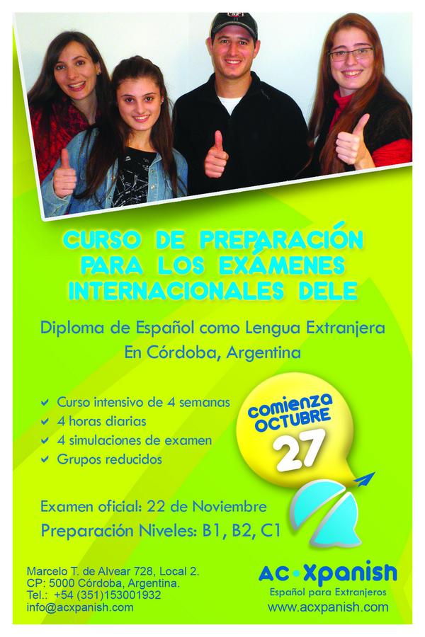 ¿Sos extranjero? ¿Estás en Argentina? ¡Preparate para el DELE con nosotros!